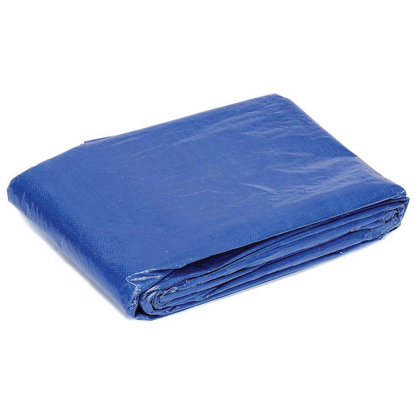 Global Industrial Light Duty Tarp, 80 ft x 40 in, 5, Blue, Polyethylene 298555 - main